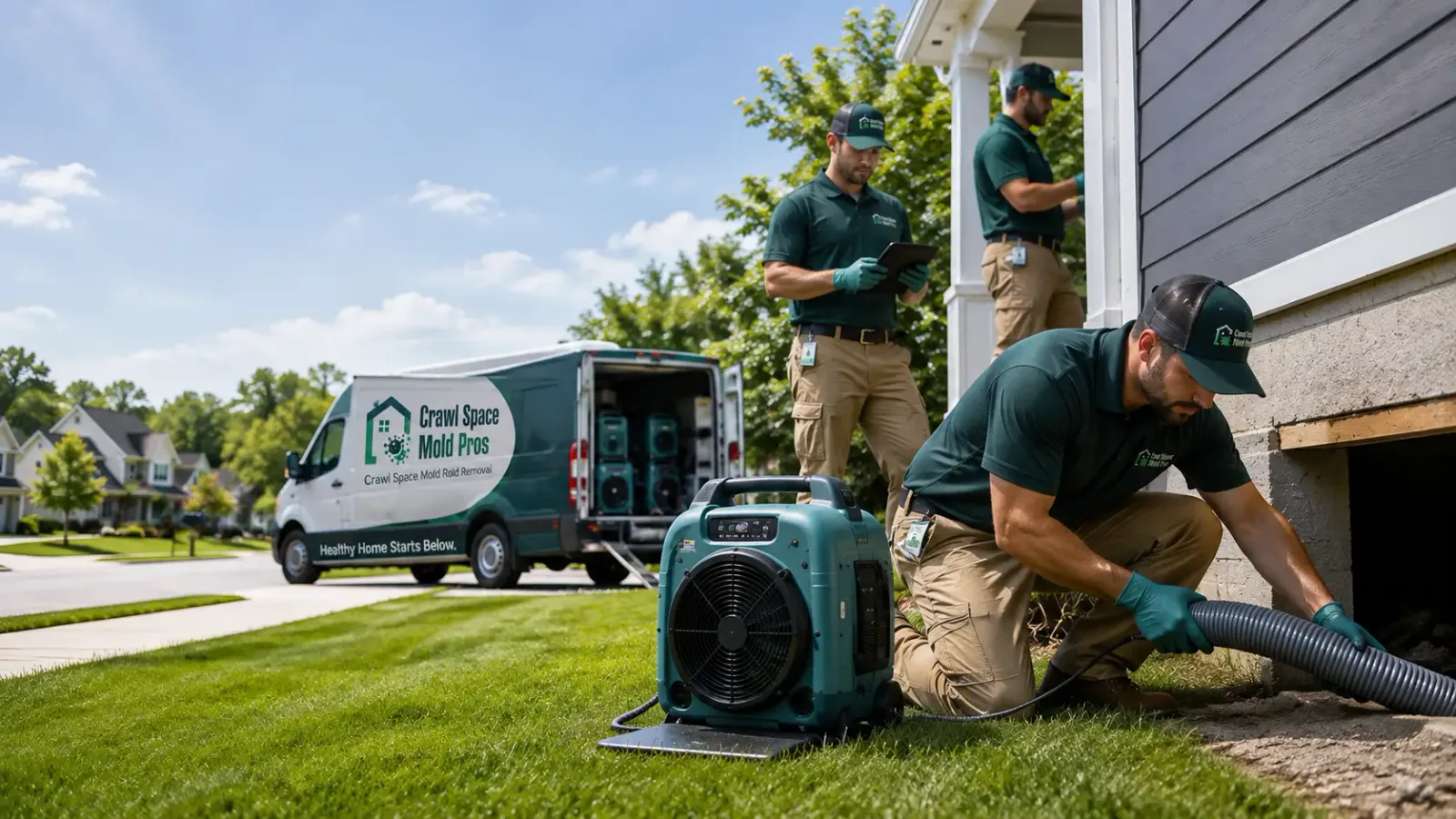 Crawl Space Mold Removal in Olalla, WA